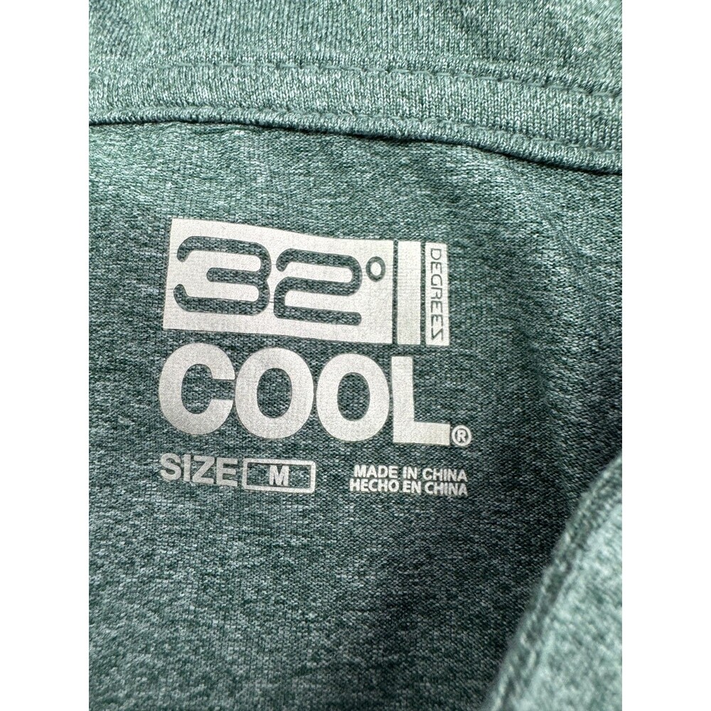 32 Degrees Cool Men's Polo T Shirt Lot of 3 Size Medium Green Gray - Picture 9 of 11